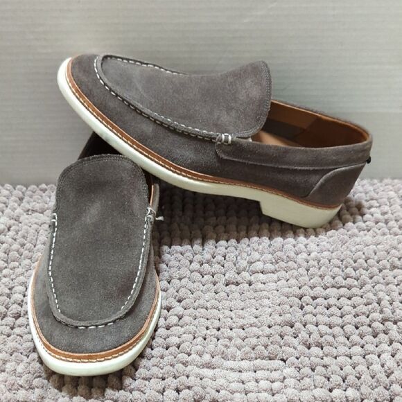 Allen Edmonds Venetian Wilder Brown Suede Men's Loafers Size 10 3E - Picture 1 of 11